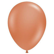 11" TUFTEX Burnt Orange Latex Balloons 100ct Bag #10035