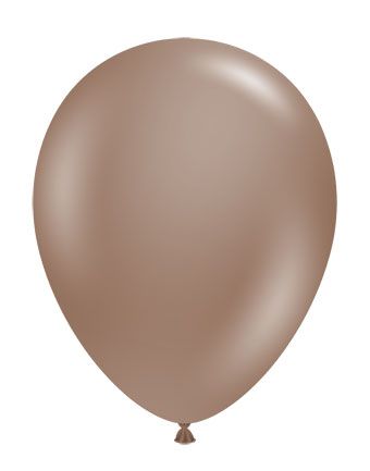 5" TUFTEX Cocoa Balloons 50ct Bag #15042