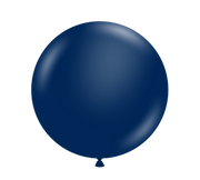 36" TUFTEX Metallic Midnight Blue Round Latex Balloons 1ct #3651