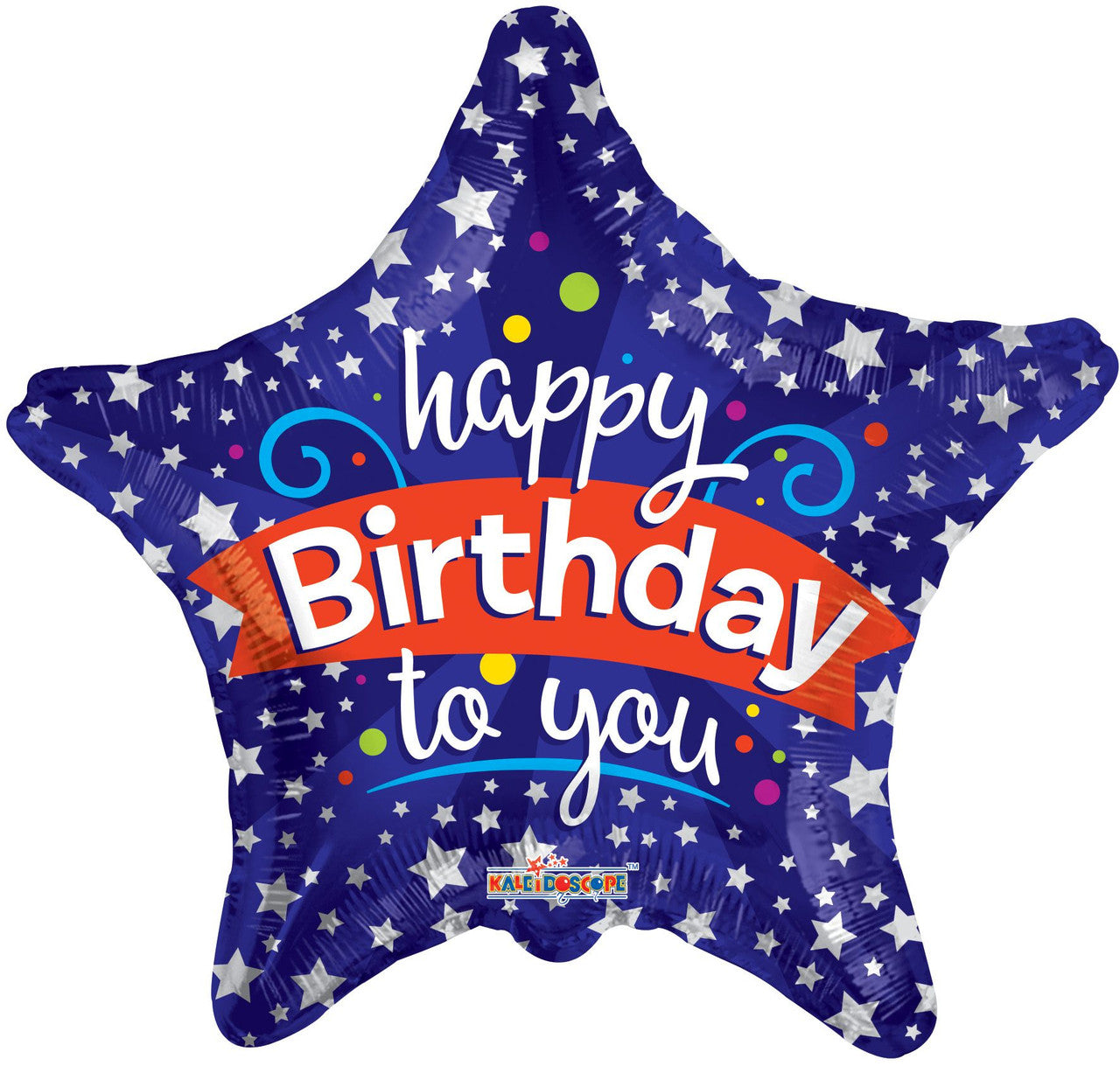 9" Mini HBD To You Star Shape Balloons Shape Air Fill Only Foil Balloon (5 PACK) #15057-09