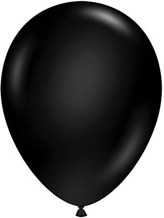 ** Special Package** 5" TUFTEX Black Latex Balloons 25ct #15078-25