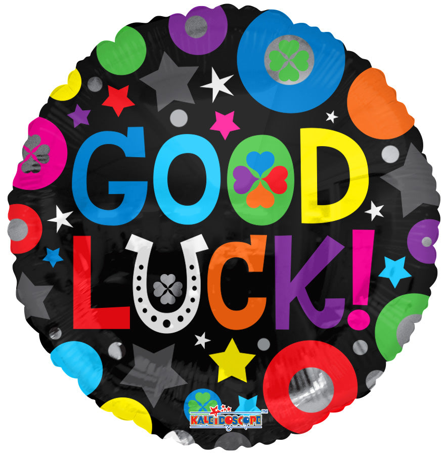 18" Good Luck! Helium Foil Balloon (5 Pack) #15090