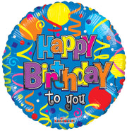 18" Happy Birthday To You Balloons Helium Foil Balloon (5 Pack) #15137