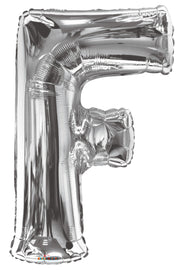 34" Silver Letter "F" Balloon #15235-34S