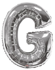 34" Silver Letter "G" Balloon #15236-34S