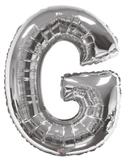 34" Silver Letter "G" Balloon #15236-34S