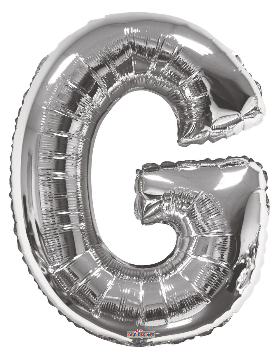 34" Silver Letter "G" Balloon #15236-34S