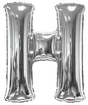 34" Silver Letter "H" Balloon #15237-34S