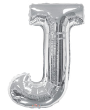 34" Silver Letter J Balloon #15239-34S