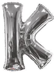 34" Silver Letter K Balloon #15240-34S