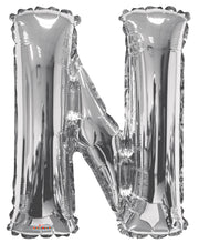 34" Silver Letter N Balloon #15243-34S