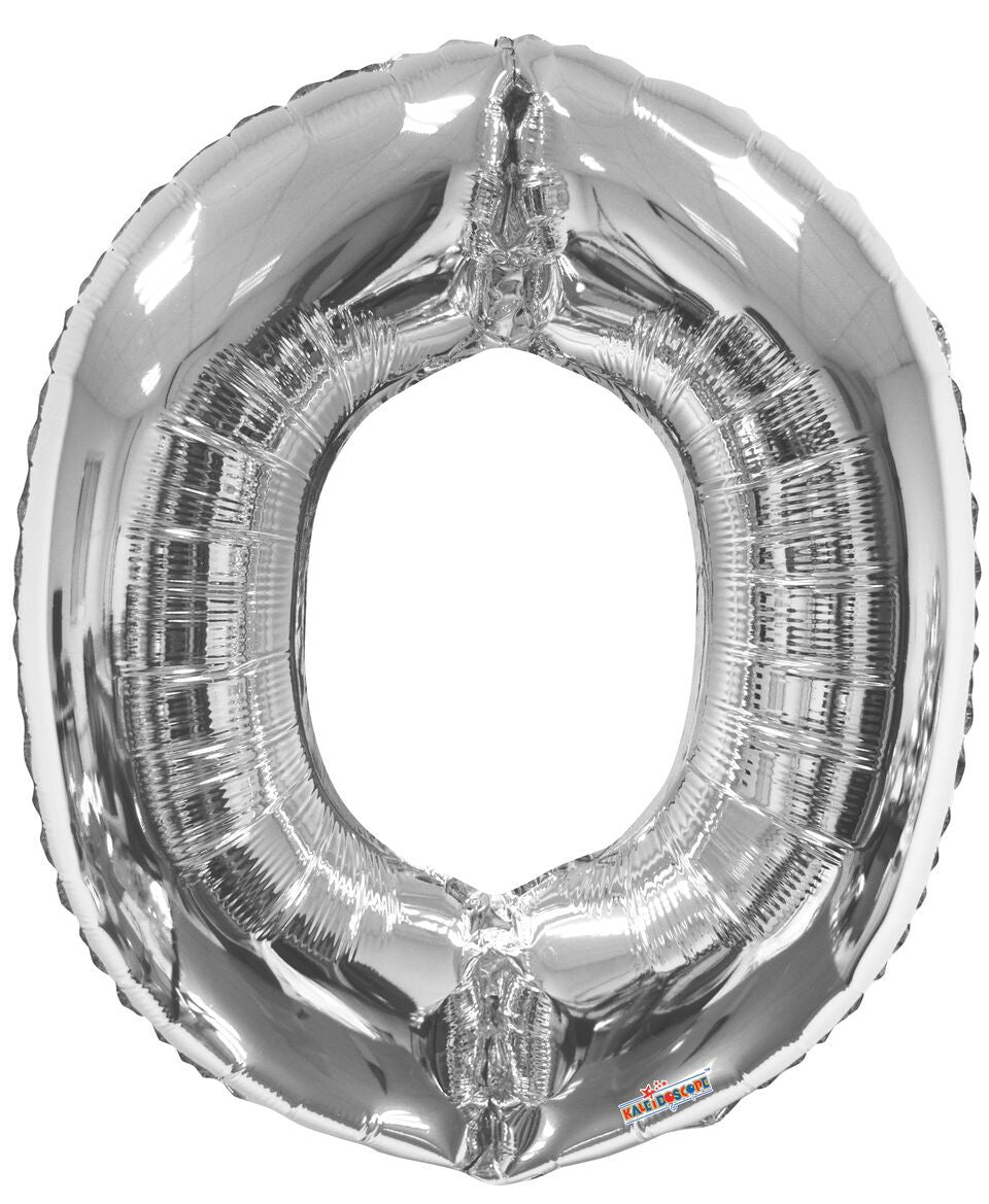 34" Silver Letter O Balloon #15244-34S