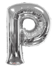 34" Silver Letter P Balloon #15245-34S