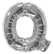 34" Silver Letter Q Balloon #15246-34S