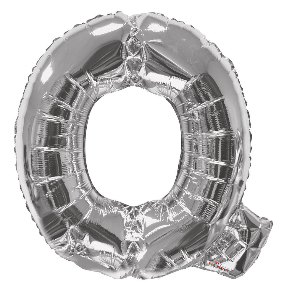 34" Silver Letter Q Balloon #15246-34S
