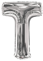 34" Silver Letter T Balloon #15249-34S