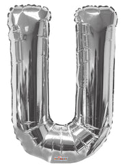 34" Silver Letter U Balloon #15250-34S