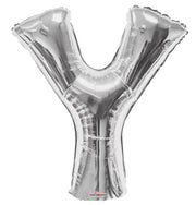 34" Silver Letter Y Balloon #15254-34S