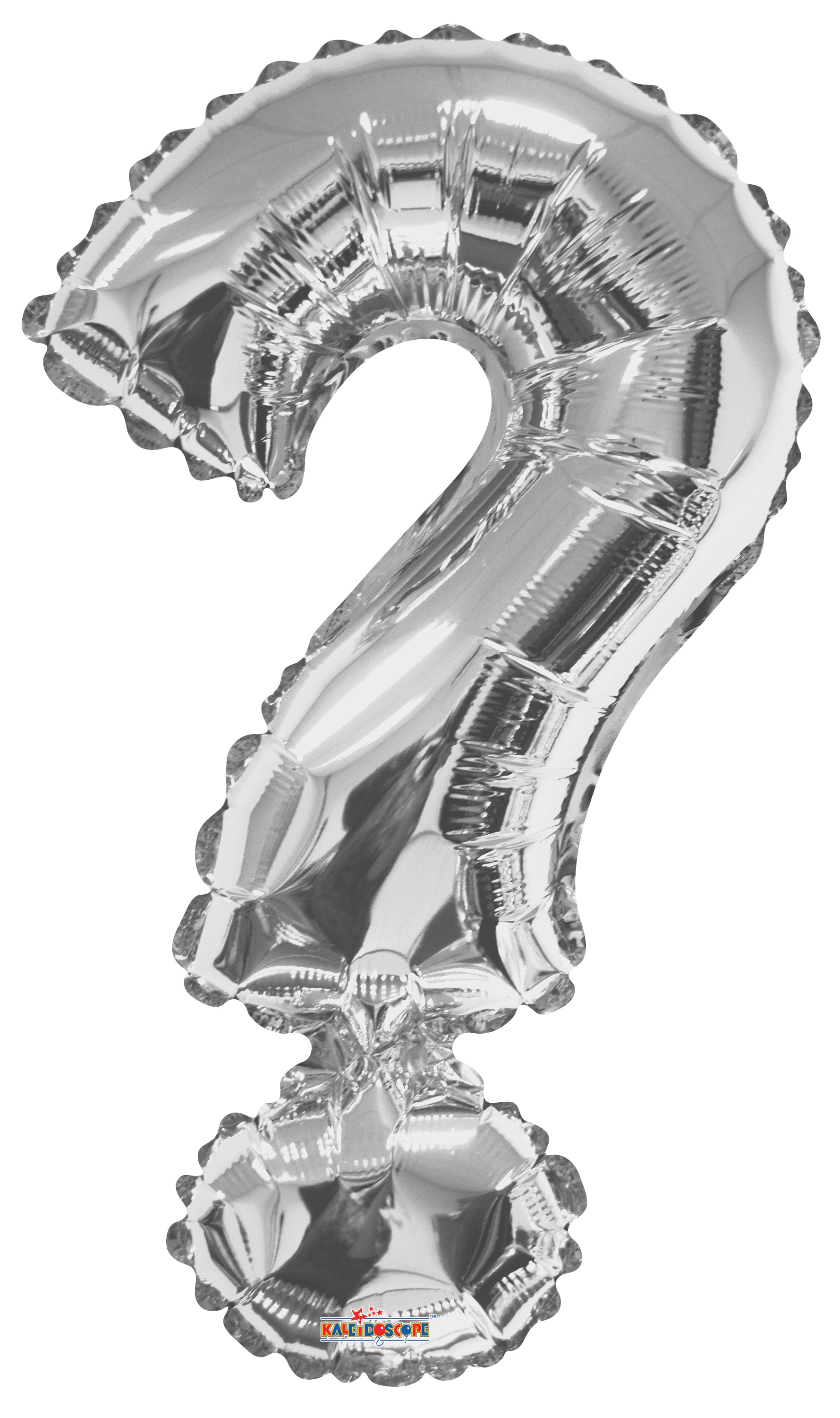 34" Large Silver Question Mark Balloon #15256