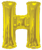 34" Gold Letter "H" Balloon #15267-34S