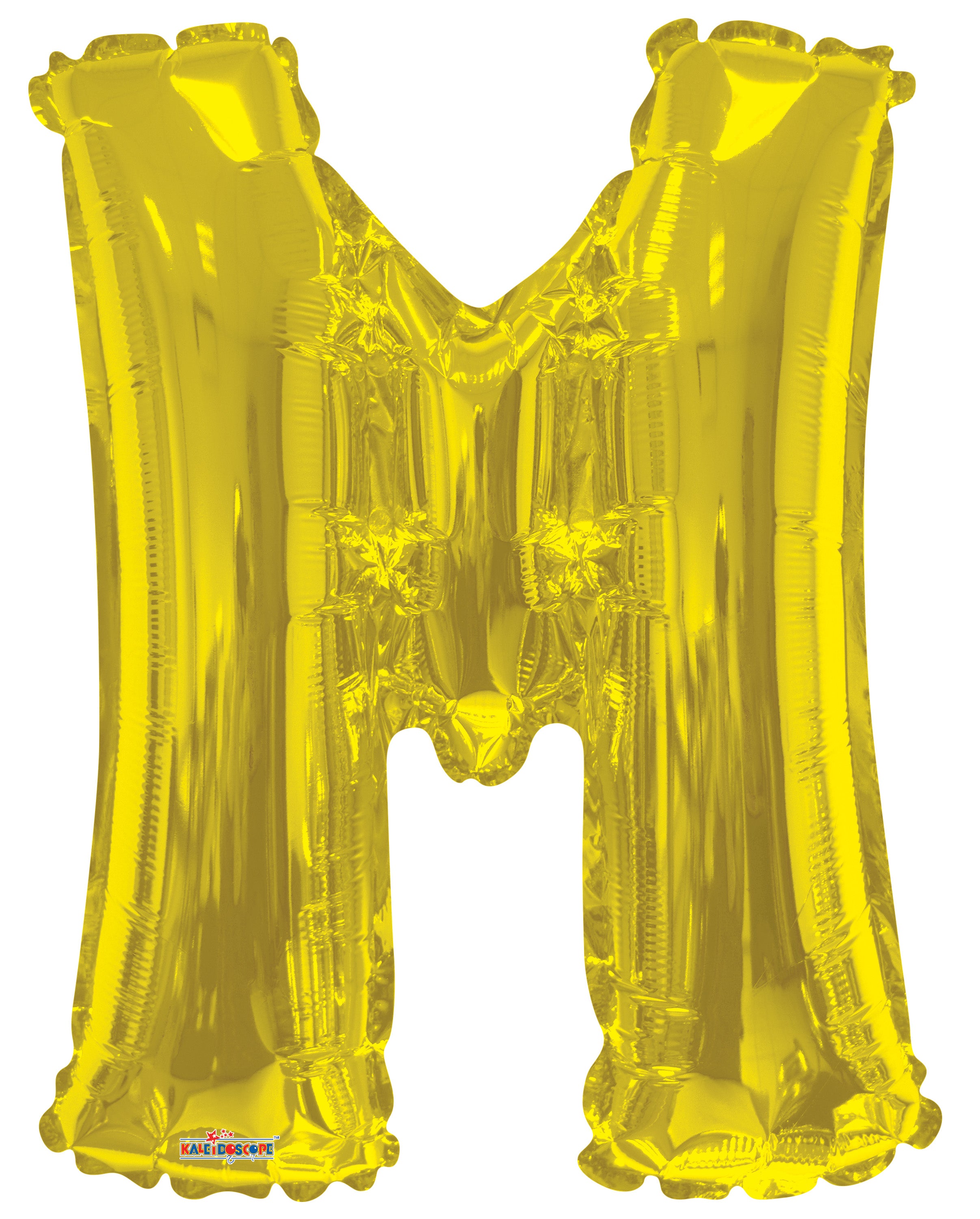 34" Gold Letter M Foil Balloon #15272-34S