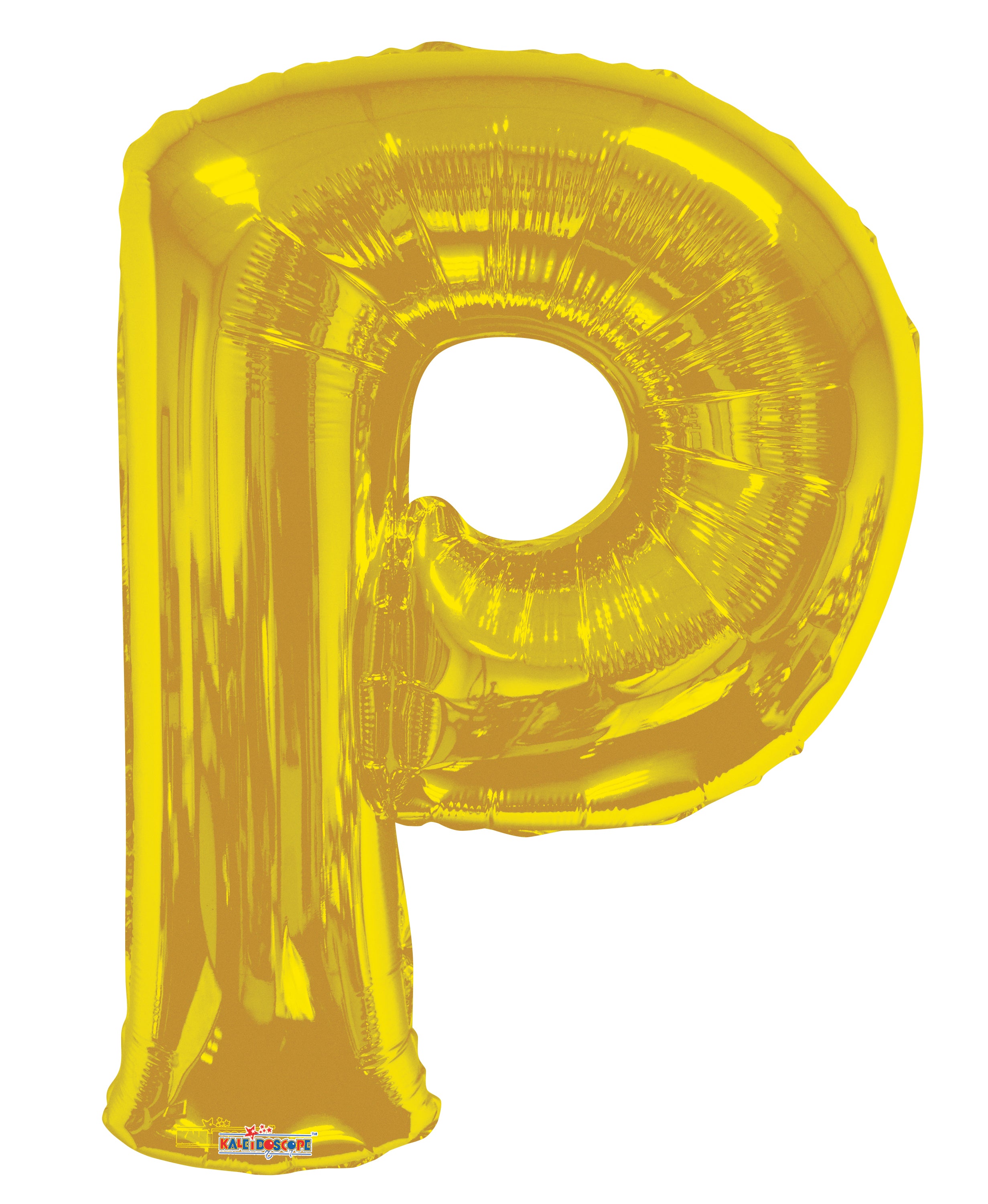 34" Gold Letter P Balloon #15275-34S