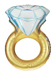 37" Engagement Ring Shape Helium Foil Balloon #15399