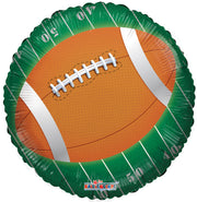 18" Football on Field Helium Foil Balloons (5 Pack) #15416