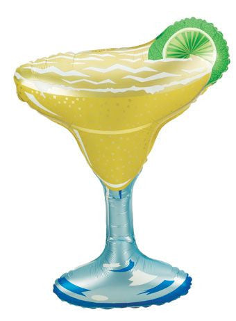 margarita glass balloons