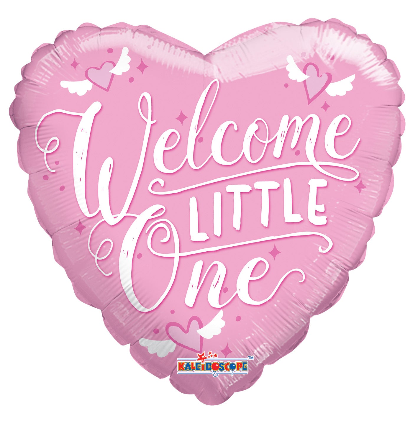 9" Mini Welcome Little One Pink Air Fill Only Gellibean Balloon (5 PACK) #15466-09