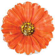 18" Orange Rhinestone Daisy Helium Foil Balloon (5 Pack) #15757 (D)