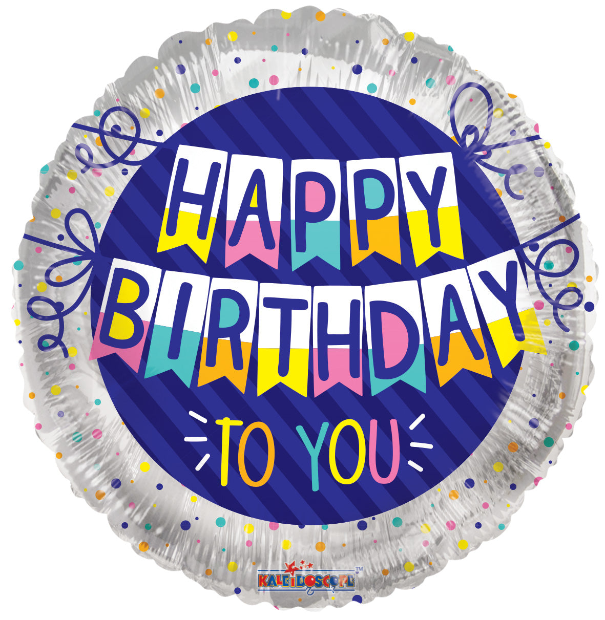 18" Happy Birthday To You Banner Helium Foil Balloon (5 Pack) #15803
