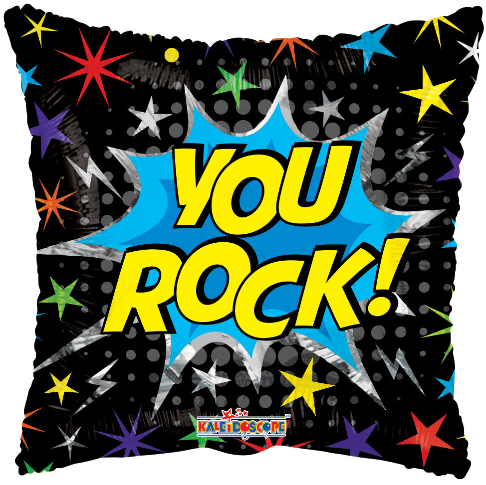 18" You Rock! Helium Foil Balloons (5 Pack) #15865