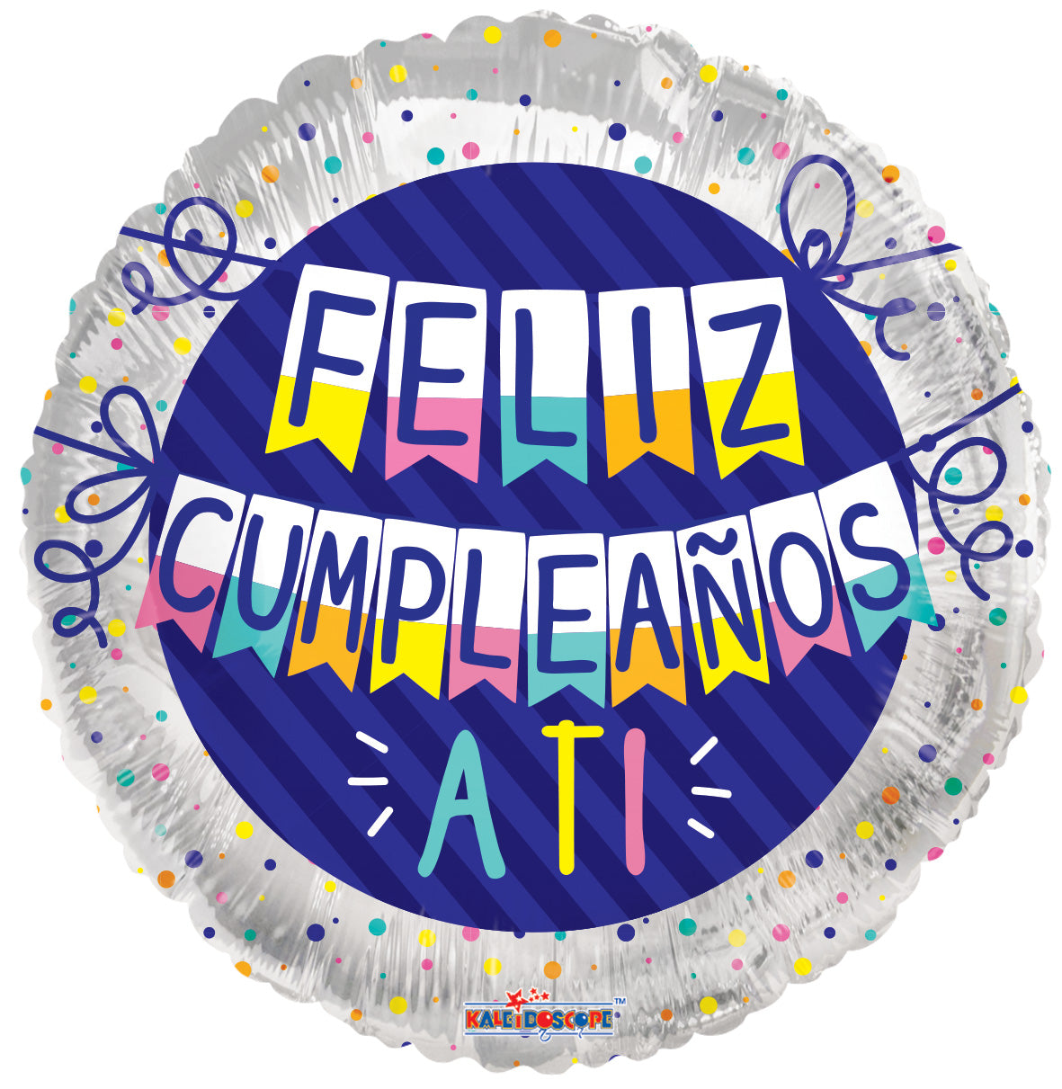 18" Spanish Birthday Feliz Cumpleanos! Banner Helium Foil Balloons (5 PACK) #15878