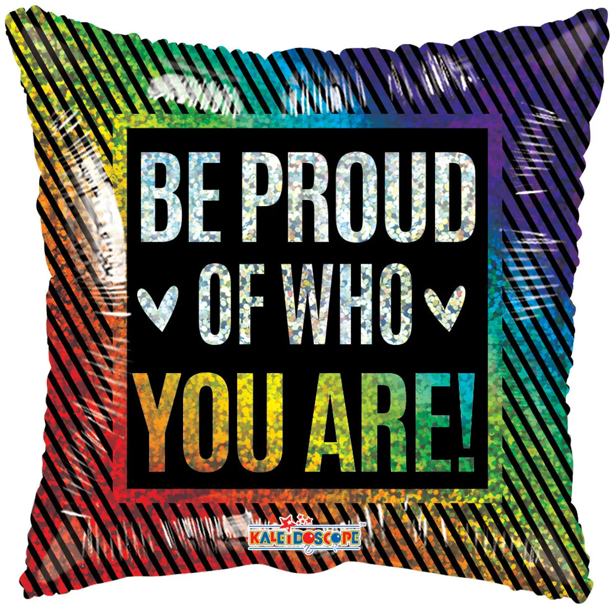 18" Be Proud Of Who You Are Helium Foil Balloon (5 Pack) #16089