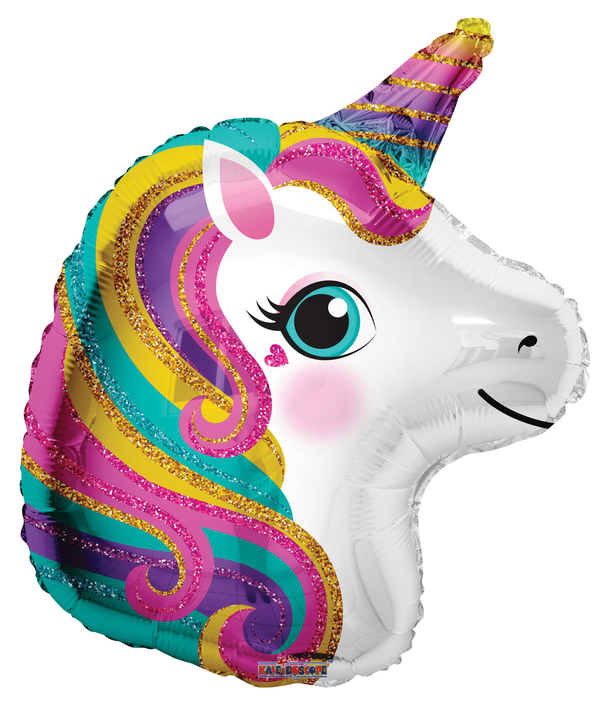18" Colorful Unicorn Shape Helium Foil Balloon #16247