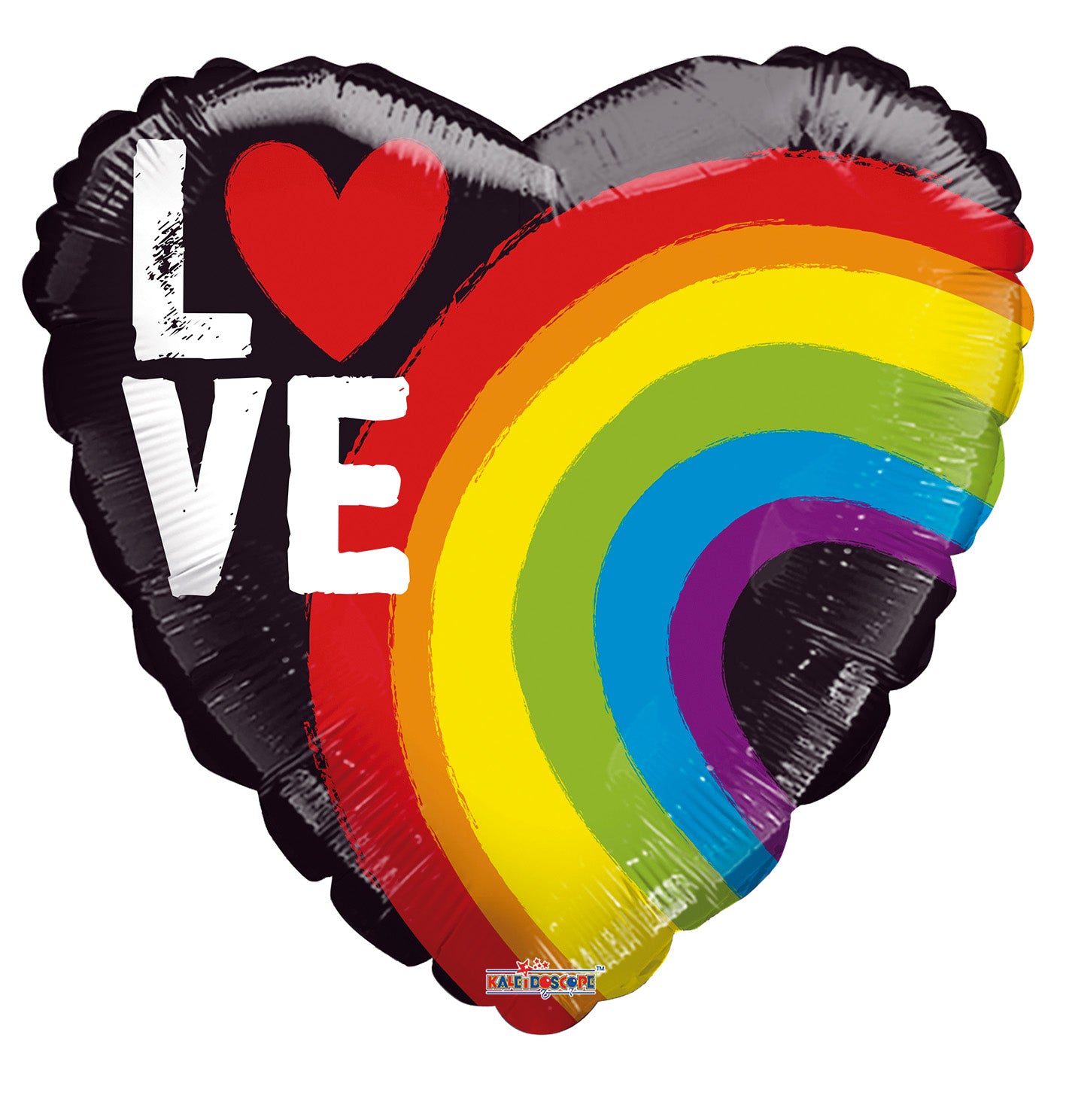 18" Love Rainbow Helium Foil Balloon (5 PACK) #16446