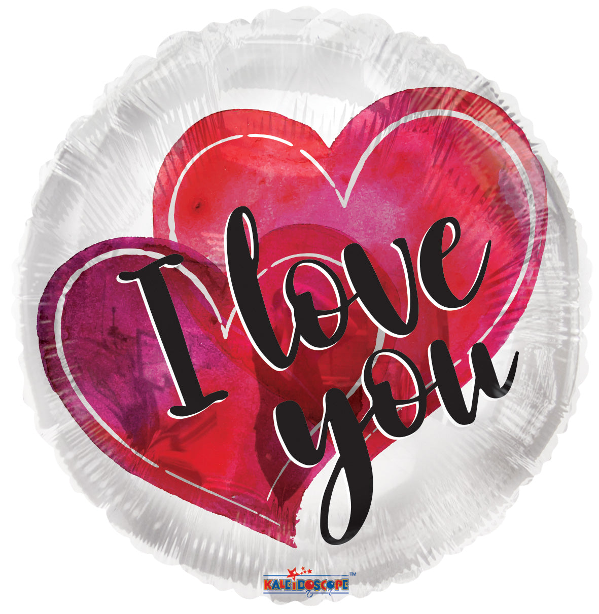 9" Mini I Love You Water Color Hearts Air Fill Only (5 Pack) #16640-09