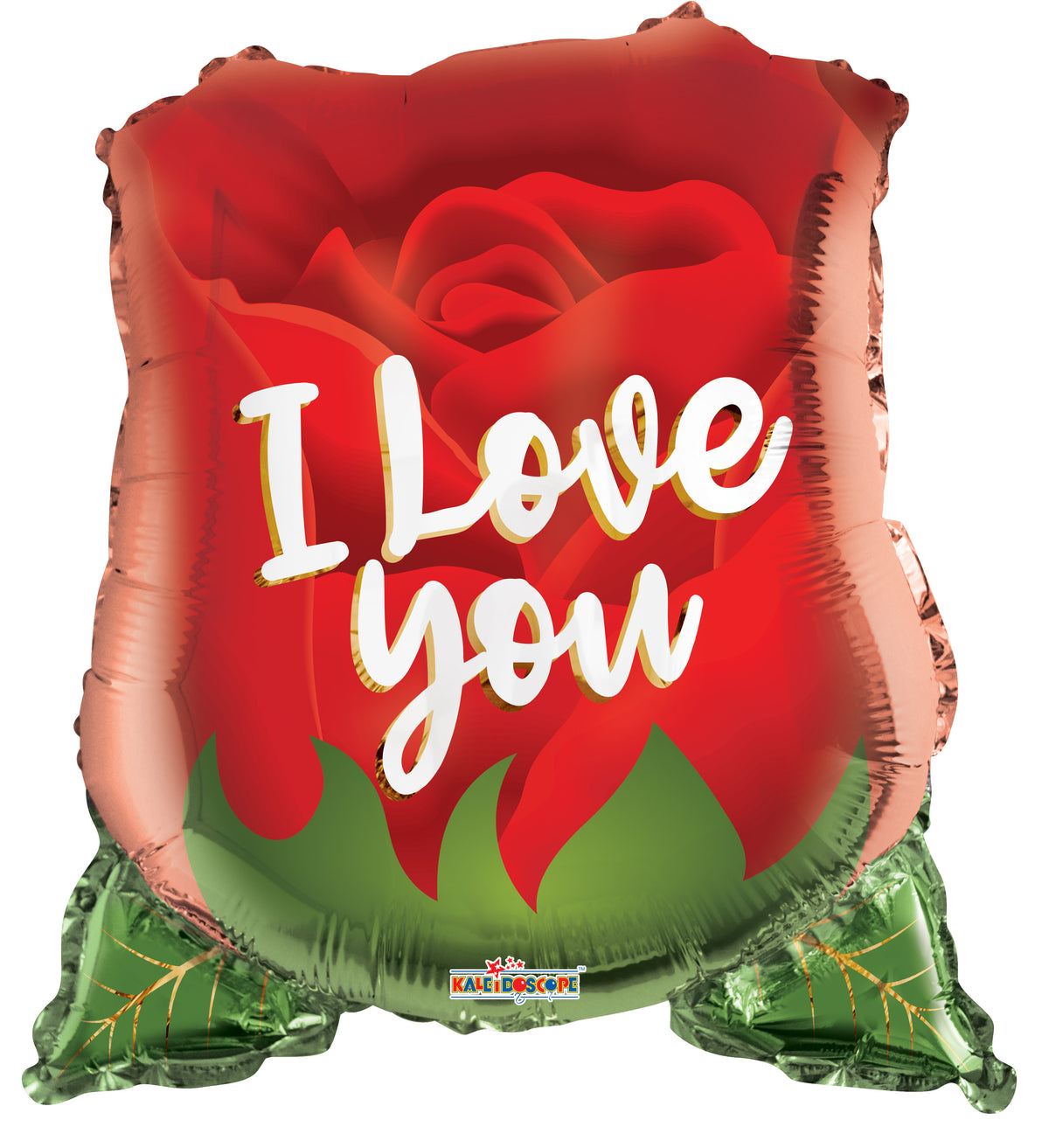 18" I Love You Rose Shape Helium Foil Balloon (5 Pack) #16722