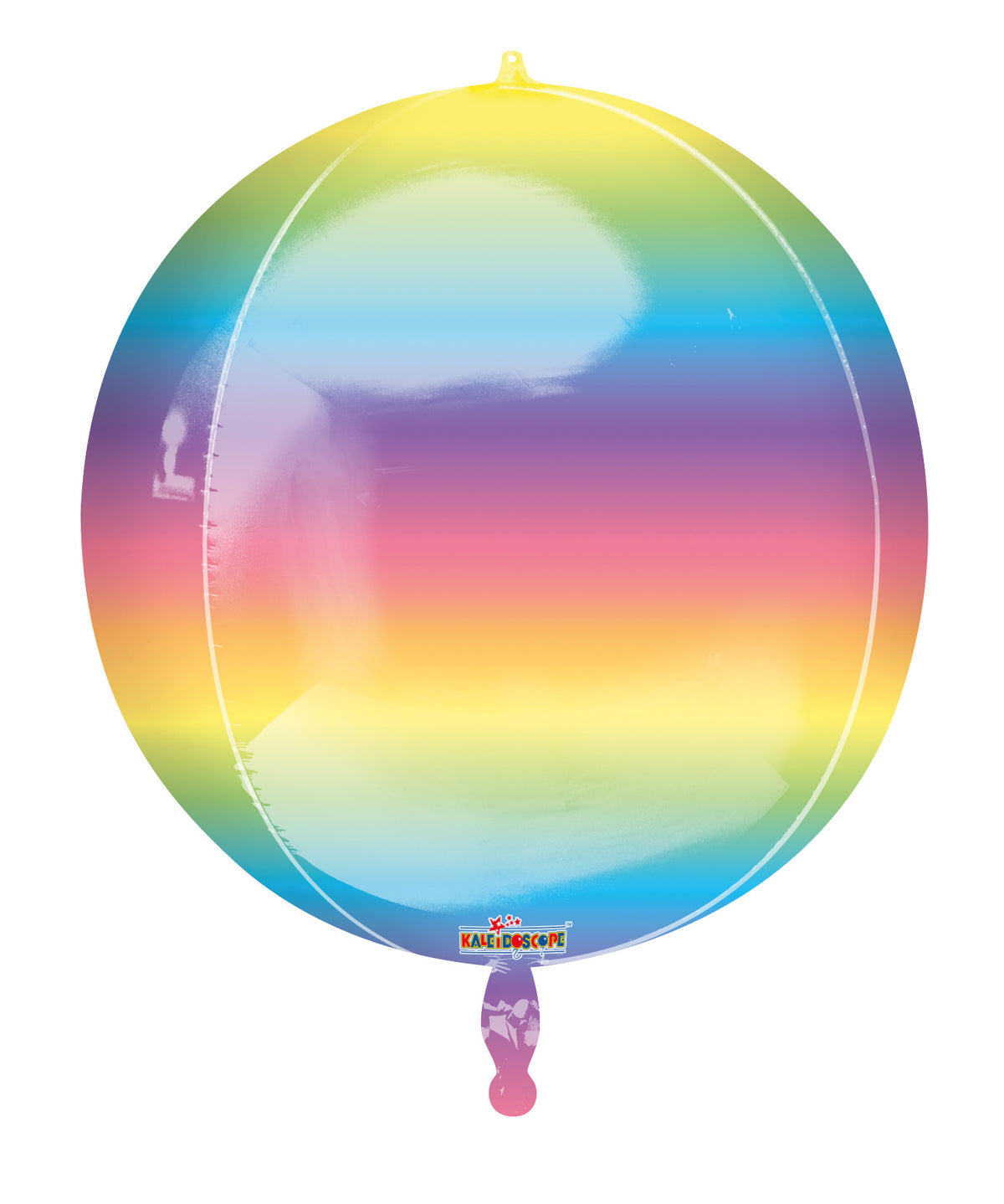 15" Spheres Spherical Rainbow Ombre Helium Balloon (1 PACK) #16913