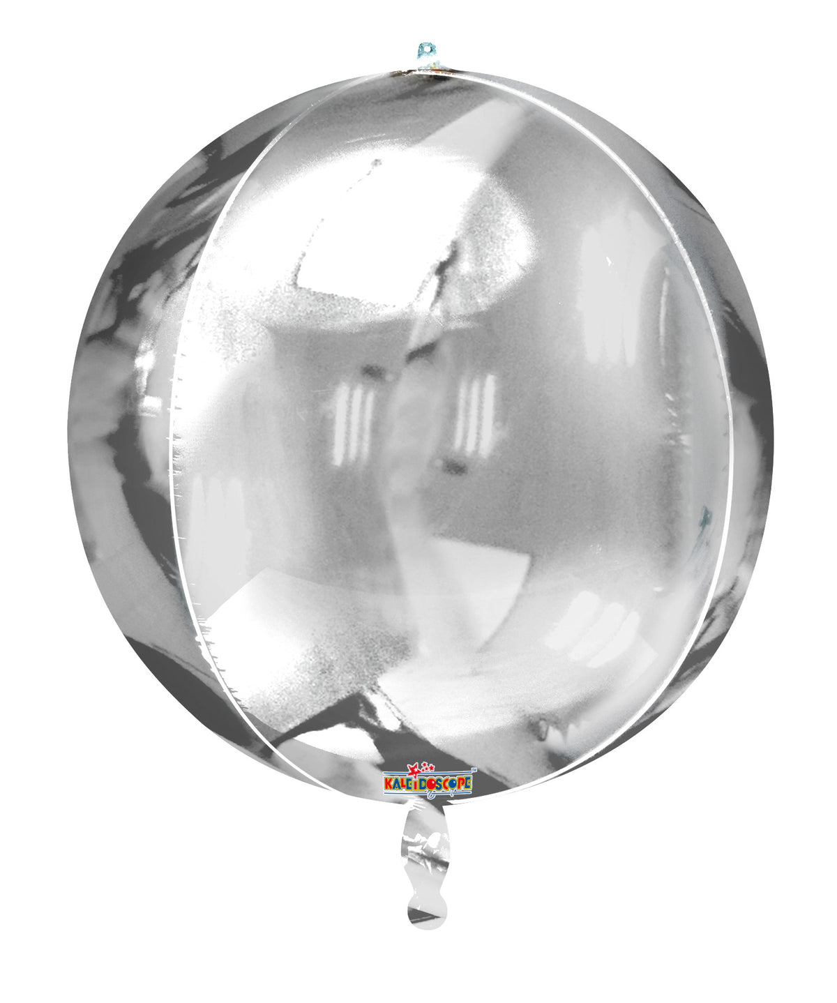 15" Spheres Shiny Silver Spherical Round Helium Balloon (1 PACK) #16916