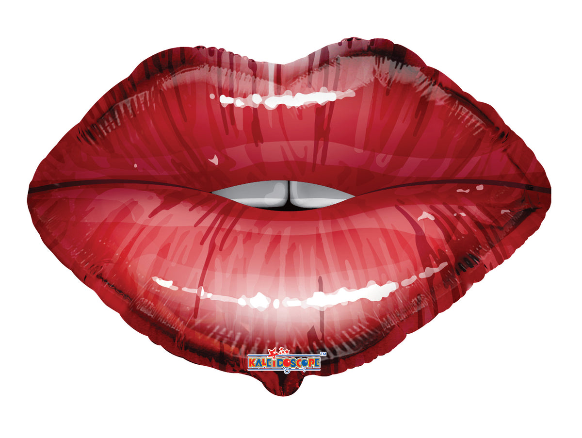 18" Lip Shape Helium Foil Balloons (5 PACK) #16995