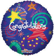 18" Congratulations Balloons (5 Pack) #17018