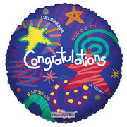 18" Congratulations Balloons (5 Pack) #17018