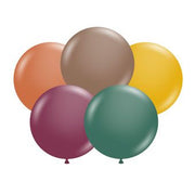 17" TUFTEX Autumn Assortment Latex Balloons 50ct #17070