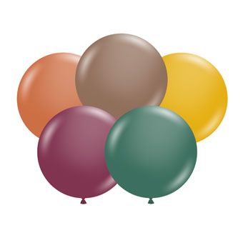 11" TUFTEX Autumn Assortment Latex Balloons 100ct #10070