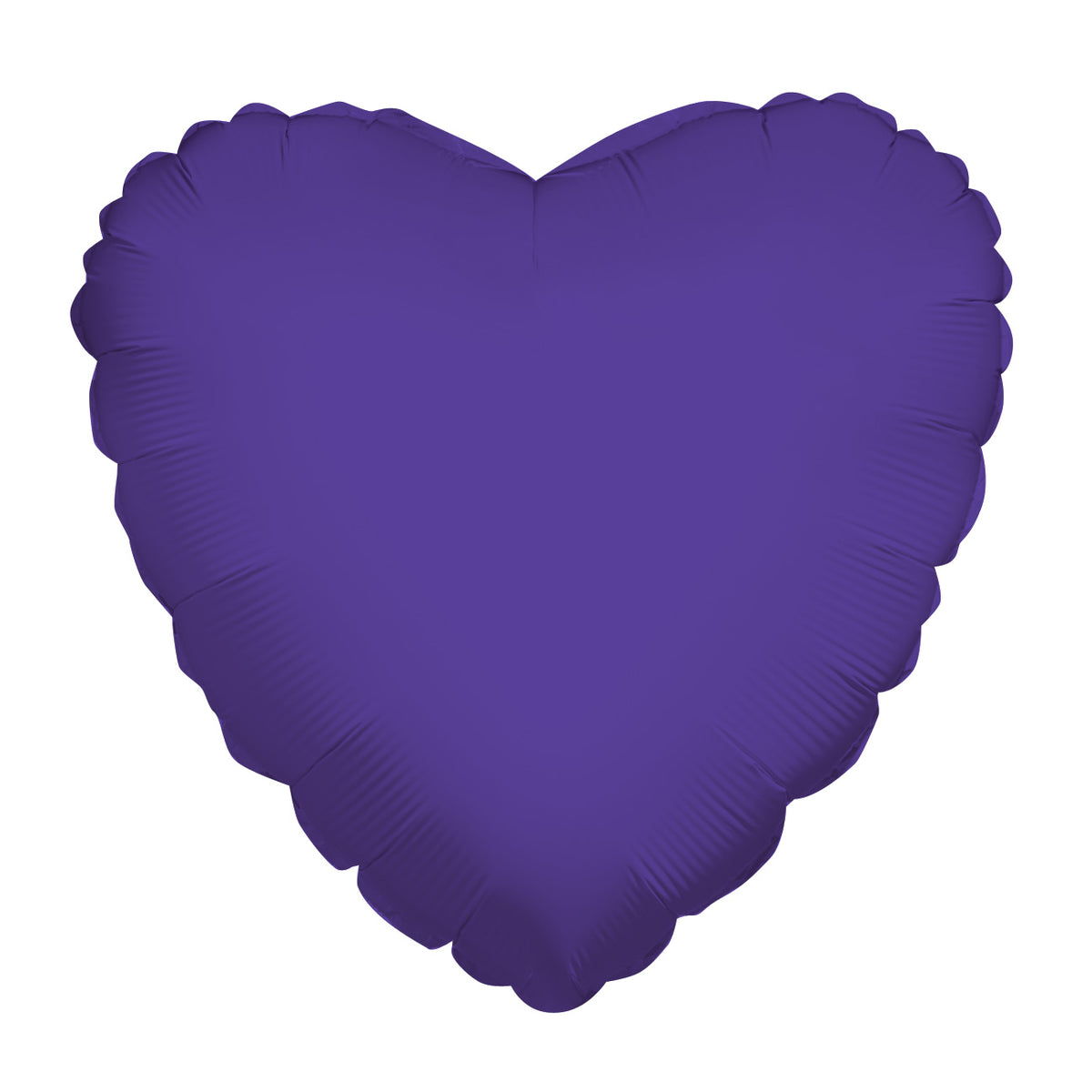 18" Metallic Purple Heart Foil Balloon (5 PACK) #17170