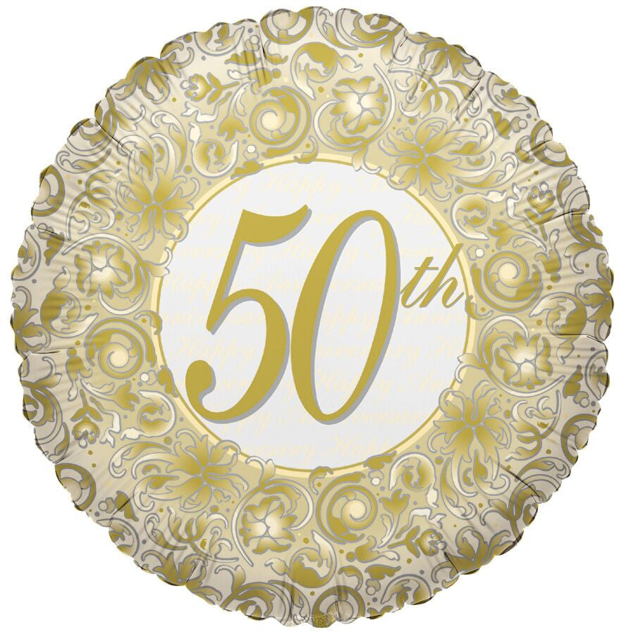 50th balloons