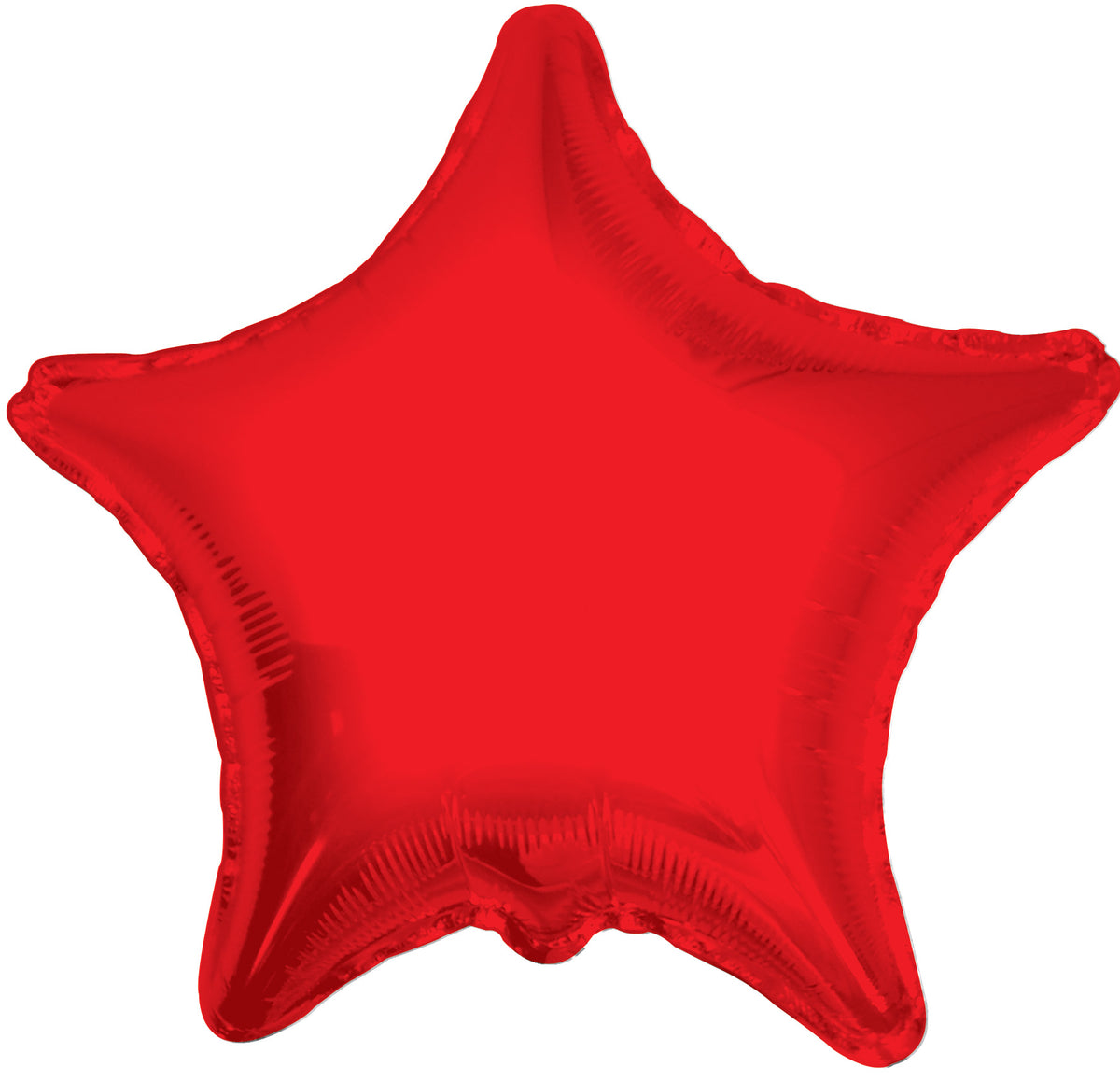 18" Red Star Helium Foil Balloon (5 Pack) #17570