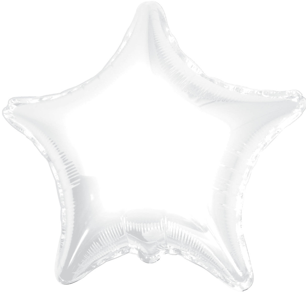 19" White Star Foil Balloons (5 Pack) #17572
